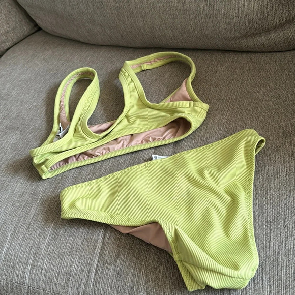 Madewell line green xxs bikini second wave - Picture 2 of 5